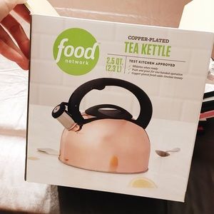 Brand new in box copper plated tea kettle